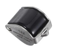 Gogogmee Pieghevole per Gioielli Ingrandimento Vetro per Gemme Francobolli e Monete Design Portatile e Leggero Realizzata Inossidabile Resistente