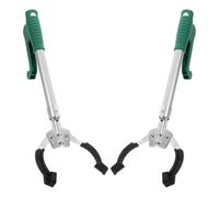 Gogogmee Pinza Raccogli Rifiuti 2 Pezzi, Bastone su 40 Cm in Plastica Resistente, Strumento di Presa ad Artiglio Ergonomico per Raccolta Rifiuti Casa, Ufficio e Assistenza Anziani