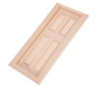 Gogogmee Porta in Miniatura per Casa delle Bambole in Legno Non Verniciata Porta da Giardino delle Fate Accessori in Scala per Mobili in Miniatura Decorazioni per Case delle Bambole