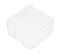 Gogogmee Porta Memo Trasparente in Acrilico per Ufficio e Casa Organizer per Note Autoadesivo da Scrivania Supporto Resistente per Appunti Veloci e Avvisi Design Chiaro e Funzionale