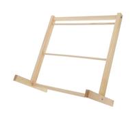 Gogogmee Portabiti in Legno per Casa delle Bambole Mobili Miniatura Stile Moderno Appendiabiti Doppio Adatto Vestiti e Bambole di Varie Dimensioni Accessorio Resistente e Facile da Montare