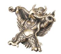 Gogogmee Portachiavi Garuda in Ottone Anticato Ciondolo Tibetano e Design Compatto, Per Uso Quotidiano e Regalo Per Familiari