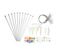 Gogogmee Portamaglie Per Tappeti Da Lavorare A Maglia Strumenti Aghi Da Cucito Kit Per Uncinetto Uncinetto Maglia Aghi Di Grosso Ferri Da Per Gadget Per