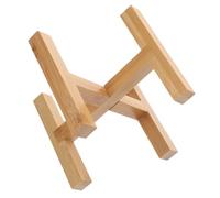 Gogogmee Portavaso in Legno Massello Portaracine per Piante Verdi Vassoio di Raccolta, Supporto da Interno Ed Esterno Senza Montaggio per Soggiorno, Balcone e Giardino, Ecologico e Resistente