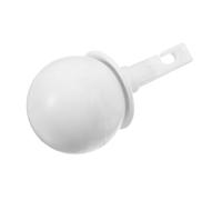 Gogogmee Punta per Bastone da Passeggio per Non Vedenti Testa Rotante a Sfera Bianca, Accessorio Stabile e Resistente in Plastica per Bastone a Uncino, Protezione Puntale Adatta a Uso