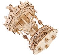 Gogogmee Puzzle in Legno Rotante Giostra DIY Educativo Kit Montaggio Manuale per Adulti Gioco Enigmistica con Incastri Regalo Compleanno Creativo