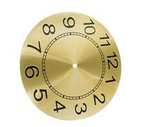 Gogogmee Quadrante in Alluminio per Orologio Quadrante Rotondo Sostituzione Parte di Orologio per Fai da Te Materiale Robusto Facile Installazione