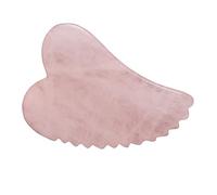 Gogogmee Raschietto A Forma Di Cuore Strumento Naturale Per Raschiare Piastra Massaggiante Strumento Per Massaggio Viso E Collo Per Le Donne