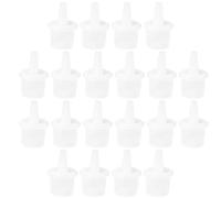 Gogogmee Ricambio Boccaglio Per Colla Ciglia 20 Pezzi, Testa Di Ricambio Trasparente Anti-bloccaggio Per Estensione Ciglia, Accessorio Professionale e Domestico Per Make-up