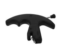 Gogogmee Rilascio a Pollice per Arco Compound Impugnatura a Tre Dita Accessorio Portatile in Plastica per Tiro l'Arco Allenatore per Giovani e Caccia Strumento di Rilascio per Arco