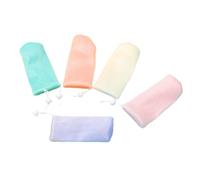 Gogogmee Sacchetti Per Sapone in Rete 5 Pezzi Per Saponette Massaggio Della Pelle Adatti Ai Viaggi Robusti E Facili Da Asciugare.