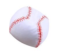 Gogogmee Sacchetto Giochi Forma Palla da Baseball con Cerniera Pouf Organizzatore per Riporre Peluche e Giocattoli Sedia