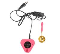 Gogogmee Scalda Ceralacca Elettrico Portatile con Cucchiaio Kit Sigillatura Cera per Timbri Design e Compatto per Domestico e Decorazione Tavolo Materiale Durevole Colore Rosa
