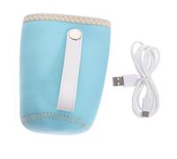 Gogogmee Scaldabiberon Portatile USB Isolamento Termico Riscaldamento Uniforme e Antiscivolo Custodia per per Latte Materno e Artificiale per Viaggi e Uso Quotidiano