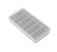 Gogogmee Scatola Porta Bobine Organizer per Bobbin Convenienti da Usare 30 Scomparti in Plastica Custodia Spugna per Fissaggio per Cucito a Casa