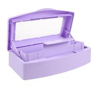 Gogogmee Scatola Portaoggetti per Unghie Compatta e Leggera Vassoio Pulizia Strumenti Manicure Custodia Igienica per Tagliaunghie e Pinzette per Uso Professionale e Domestico