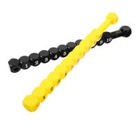 Gogogmee Segnapunti per Calcio Balilla in Plastica Resistente Set da 2 Pezzi Giallo e Nero Indicatore di Punteggio Multiuso per Giochi da Tavolo e Calcio Balilla da 14 M
