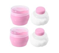 Gogogmee Set 2 Piumini Da Cipria Per Bambini Ultra Delicati, Morbidi e Asciugatura Rapida, Per Uso Domestico e in Viaggio, Erogazione Pulita Della Polvere Per Neonati e Piccoli