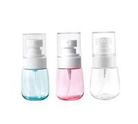 Gogogmee Set 3 Pezzi Bottiglie da Viaggio Vuote 30ml Spray Bottiglia Portatile in Pp + Petg Nebulizzatore Fine per Back To School Party e Viaggi Colore Casuale