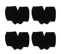 Gogogmee Set 4 Copripattini per Pattini da Ghiaccio Adulto, Coperture Protettive per Scarpe da Pattinaggio Artistico, Copristivali Morbido Nero Taglia l (37-43), Accessori per