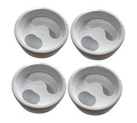 Gogogmee Set 4 Pezzi Ciotola per Ammollo Mani Manicure per Nail Art Professionale Resistente e Pratica Design Semplice per Uso Salone e Fai da Te Colore Casuale Colore Casuale