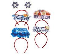 Gogogmee Set 5 Fasce Per Capelli Decorativa Passover Per Festa Cerchietti Tematici Con Design Passover Stelle Di David E Elementi Festivi Accessori Per Decorazioni Party E Celebrazioni