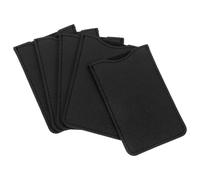 Gogogmee Set 5 Pezzi Custodie Protettive per Pettini in Pu Nero, Morbide e Resistenti, per Proteggere Pettini e Occhiali Durante i Viaggi