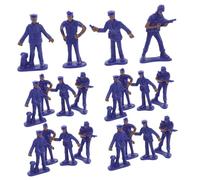 Gogogmee Set 50 Miniature Poliziotto in Plastica per Simulazione e Diorami Figurine Maschili da Collezione e Gioco Accessori per Tavolo di Sabbia e Decorazioni Realistiche