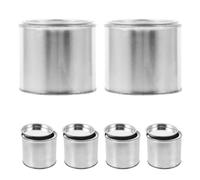 Gogogmee Set 6 Barattoli di Vernice in Ferro 05L Contenitori per Inchiostro e Vernice Resistenti al Trasporto Adatti per Uso Industriale e Domestico