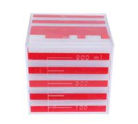 Gogogmee Set Blocchi Base Dieci in Plastica per Insegnare Matematica Cubi Manipolativi Multistrato per Strumenti Didattici per Apprendimento Volume e Capacità in Classe