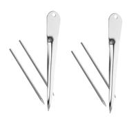 Gogogmee Set Da 2 Strumenti e Manico Ergonomico per Intrecciare Cesti in Inossidabile Ago Grande per e Decorazioni Casa