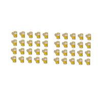 Gogogmee Set da 20 Mini Boccali di Birra in Resina Bicchieri Decorativi per Casa delle Bambole Accessori Miniatura per Decorazione e Creazioni Fai da Te Colore Casuale Colore Casuale
