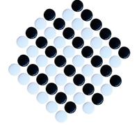 Gogogmee Set Da Gioco Da Tavolo Go 360 Pezzi, Pietre Degli Scacchi Compatte in Materiale Resistente, Superficie Liscia Artigianale, Accessorio Per Giochi Da Tavolo a Casa e a Scuola