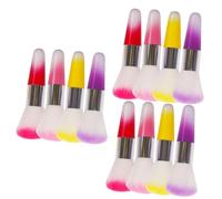 Gogogmee Set Di 3 Pennelli Sciolti Per Il Trucco Fard Nail Art Pulisci Unghie Trucco Portatile Da Viaggio 4 Pezzi*3