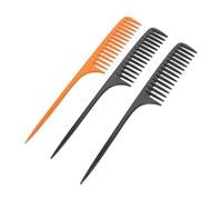 Gogogmee Set Di 3 Pettini A Coda Di Barbiere Per Parrucchiere Per Spessi Con Denti Lisci Per Tagliare E Acconciare
