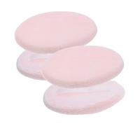 Gogogmee Set di 4 Piumini per Rotondi Spugna Make Up Non Fluorescente Dimensioni 5,7 Cm Applicatore Fondotinta Delicato per Applicazione Uniforme a Casa Viaggio o Salone