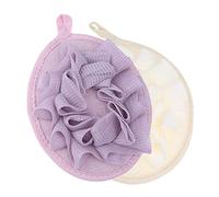 Gogogmee Set Di 4 Spugne Esfolianti Per La Doccia in Luffa Con Cinturino Elastico Per Una Pulizia Profonda