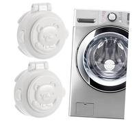 Gogogmee Set di 4 tasti di sicurezza per lavatrici, protezione dei bottoni, copertura protettiva per lavatrice e interruttore dei freni per auto, con un pulsante di avvio