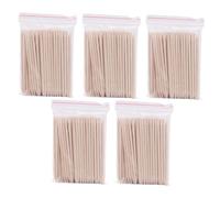 Gogogmee Set Di 500 Bastoncini Di Legno Per Unghie Per Manicure Applicatore Di Cera Bifacciale Per Saloni Uso Domestico