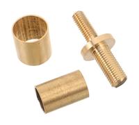 Gogogmee Set di Giunti in Rame per Stampelle Ordinarie Accessori Antiscivolo per Bastoni da Passeggio per Anziani Kit Fai da Te per Riparazione e Sostituzione Collegamenti Robusti e