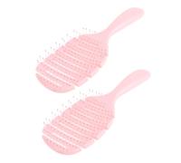 Gogogmee Set Di Pettini Per Lo Styling Dei 2 Pezzi Districanti Curvi Ventilati Per Spessi Pettini Da Massaggio in Plastica Per La Dei A Casa -statico