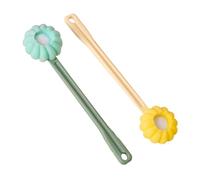 Gogogmee Set Di Spazzole Da Bagno Portatili 2 Scrubber Per Il Corpo Spazzola Esfoliante Per La Doccia Scrub Per La Schiena Con Manico Per Il Bagno