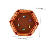 Gogogmee Shut The Box da Tavolo in Legno Facili da Usare per Feste e Raduni Interattivo Multi Giocatori