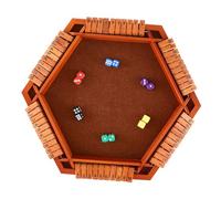 Gogogmee Shut The Box Gioco da in Classico Gioco Matematico con Numeri Visibili e Design per Feste e Riunioni Familiari