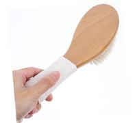 Gogogmee Spazzola Doccia Esfoliante con Legno Setole Morbide per Pulizia Schiena e Back Scrubber Portatile per Appender per Esfoliazione e Accesso Facile alle Zone Difficili