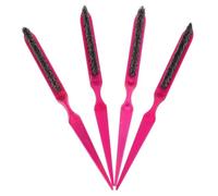 Gogogmee Spazzola Per Chioma Da Salone e Pettine Da Barbiere Set 4 Pezzi Massaggiante Per Cuoio Capelluto Districante Facile Da Lavare Per Styling Professionale Uomo e Donna