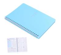 Gogogmee Spiralato per Pianificazione Settimanale Notebook con Carta Liscia in PP e Carta Blocco Note Multifunzione per e Organizzazione Scolastica e Ufficio