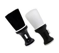 Gogogmee Spolverino Per Collo e Spazzola Da Barbiere 2 Pezzi, Accessori Per Parrucchieri Setole Morbide Per Pulizia Chioma e Polvere, Per Barber Shop e Uso Professionale