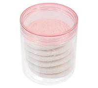 Gogogmee Spugnetta Detergente Viso in Luffa Set da 6 Dischetti Struccanti Riutilizzabili Arrotondati per Pulizia Pori e Rimozione Sebo Adatta per Pelle Idratata e Liscia