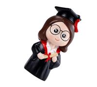 Gogogmee Statuina Torta Laureata Dottore in Resina Decorazione Cake Topper per Design e Dettagli Realistici per Dolci e Dessert